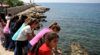 ​İdilli çocuklar Akdeniz’i gördü