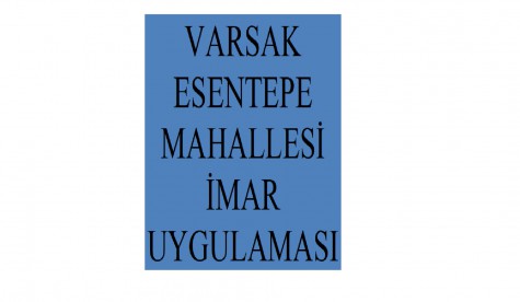 VARSAK ESENTEPE MAHALLESİ