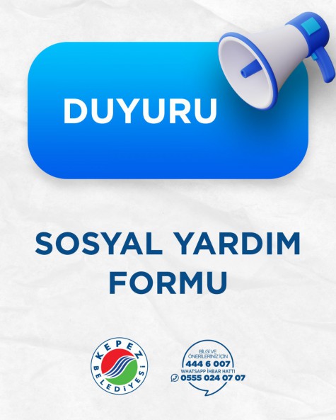 Sosyal Yardım Formu