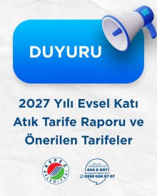 2027 Yılı Evsel Katı Atık Tarife Raporu ve Önerilen Tarifeler