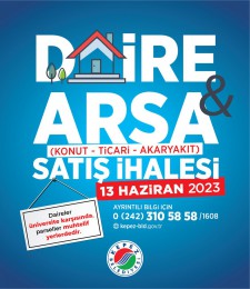 Daire ve Arsa Satış İhalesi