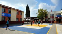Kepez’in okul bahçeleri renkleniyor