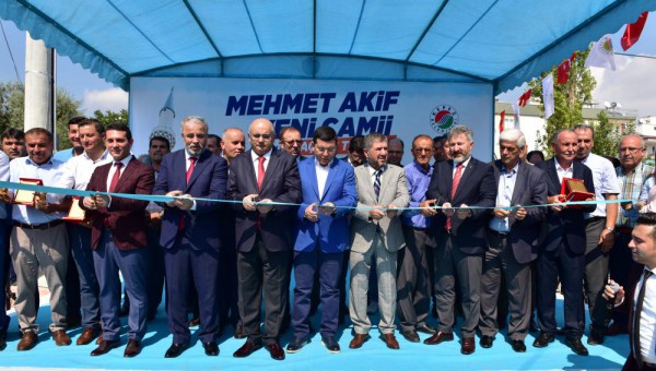 Kepez’in Mehmet Akif Yeni Camii törenle açıldı 