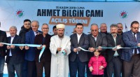 Ahmet Bilgin Cami Törenle açıldı