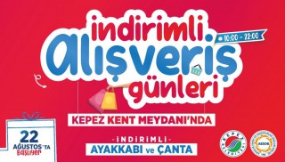 Kepez’de indirimli alışveriş günleri başlıyor