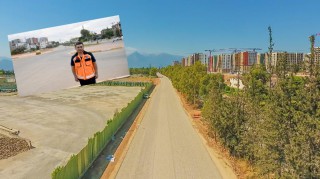 Şehirleşen bölgeye 4 şeritli cadde
