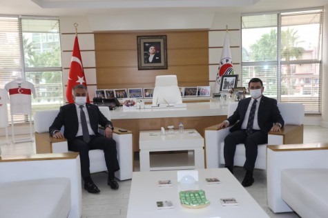 Başkan Tütüncü, Antalya Valisi Yazıcı’yı ağırladı