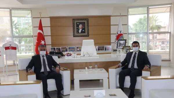 Başkan Tütüncü, Antalya Valisi Yazıcı’yı ağırladı 