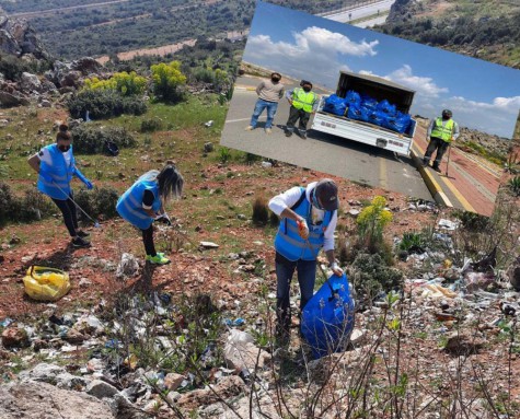 Masa Dağı’nda gönüllü temizlik