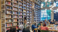 Antalya Cemil Meriç Kütüphanesi’ni çok sevdi