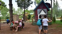 Çocuklar Dokumapark Orman Kütüphanesini çok sevdi