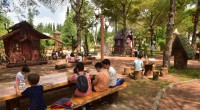 Çocuklar Dokumapark Orman Kütüphanesini çok sevdi