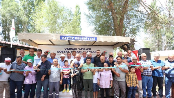 Kepez’den Varsak Yaylasına sosyal donatı hizmeti 