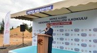 Kepez’de okul temeli öğrencilerle atıldı