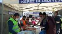 Kepez’in 8 Sahra Mutfağından günde 30 bin kişiye sıcak yemek