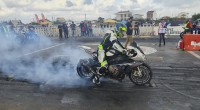 Kepez’de motodrag yarışları nefesleri kesti
