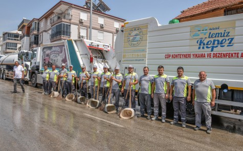 Kepez’den mahallelere bahar temizliği