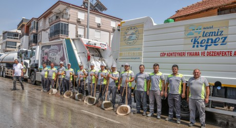 Kepez’den mahallelere bahar temizliği