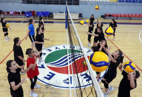 Filenin sultanları voleybol kurslarını doldurdu