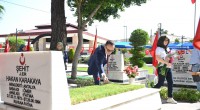 Kepez’de bayram öncesi şehit aileleri unutulmadı