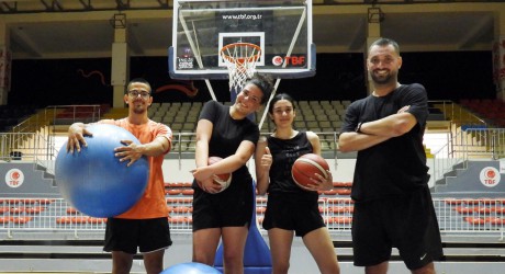 Kepez’in basketbolcuları bayramda da yeni sezon için çalıştı