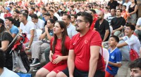 Kepez’de milli maç heyecanı
