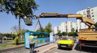 Kepez’de yanan Mobil Atık Getirme Merkezleri yenilendi