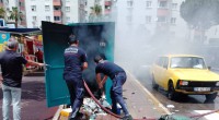 Kepez’de yanan Mobil Atık Getirme Merkezleri yenilendi