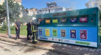 Kepez’de yanan Mobil Atık Getirme Merkezleri yenilendi