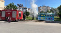 Kepez’de yanan Mobil Atık Getirme Merkezleri yenilendi