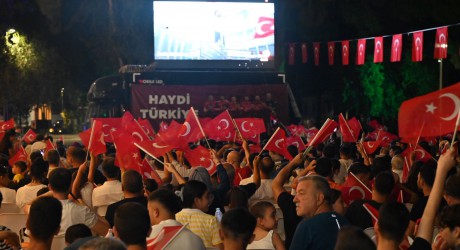 Kepez’de milli heyecan