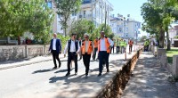 Başkan Kocagöz yatırımları yerinde inceledi