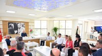 Başkan Kocagöz'ün konuğu Erhan Adem