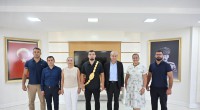 Kırkpınar Başpehlivanı Zeybek’ten, Başkan Kocagöz’e ziyaret