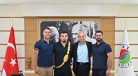 Kırkpınar Başpehlivanı Zeybek’ten, Başkan Kocagöz’e ziyaret