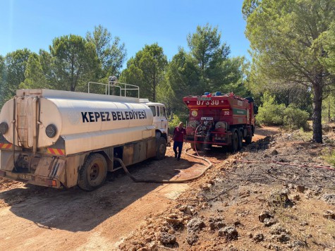 Kepez’de orman yangını felaketi ucuz atlatıldı