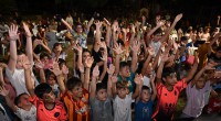 Kuzeyyaka’daki çocuklar, renkli şovlarla şenlendi  