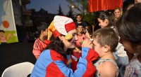 Kuzeyyaka’daki çocuklar, renkli şovlarla şenlendi  