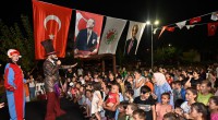 Kuzeyyaka’daki çocuklar, renkli şovlarla şenlendi  