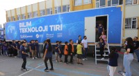 Kepez’in Mobil Bilim Tırı Varsak Ortaokulu’nda