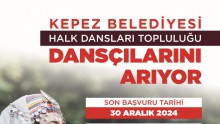 Kepez’in Halk Dansları Topluluğu yeteneklerini arıyor