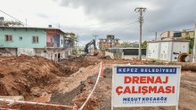 Varsak Demirel’in su taşkını sorunu çözülüyor