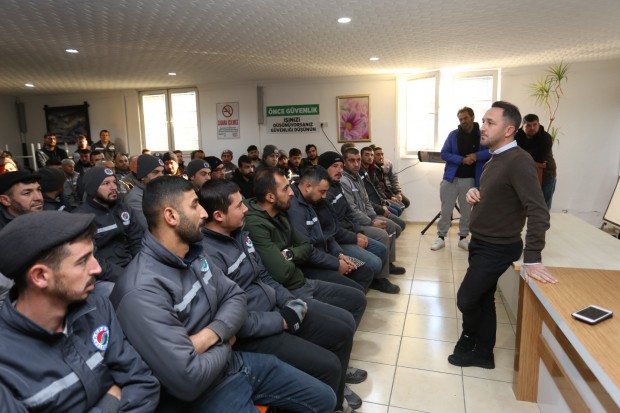 Kepez’de iş güveliği eğitimiyle iş başı  