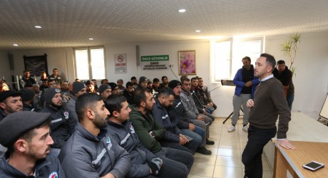 Kepez’de iş güveliği eğitimiyle iş başı  