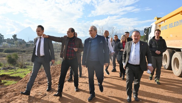 Kepez’den Duraliler’e yeni yol girişi 
