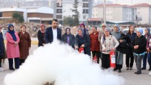 Kepez’den Kreş Personeline Yangın Güvenliği Eğitimi