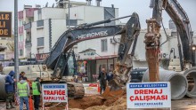 Kepez 21. Cadde’nin yağmur suyu problemini de çözdü
