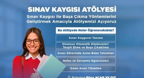 Kepez, öğrencilerin sınav kaygısına son veriyor