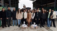 Erasmus Öğrencileri Kepez’in Atık Getirme Merkezi’ni Gezdi