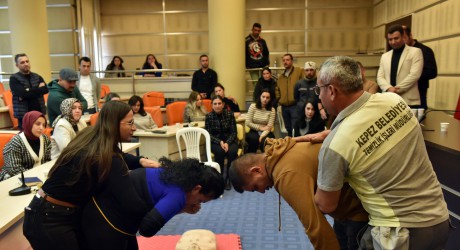 Kepez personeline sertifikalı ilk yardım eğitimi